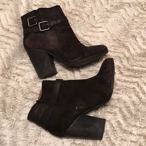 Lucky Brand Chunky Heel Boots